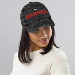Vintage Cotton Twill Cap - Banned